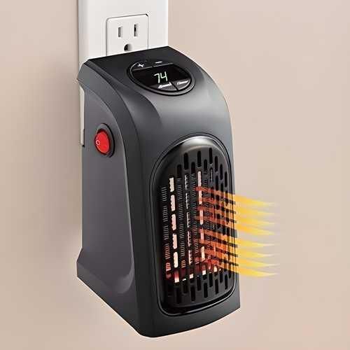 Room Heater- For Home, Office, Camps | with LED Screen | 400 Watts | Portable Wall Heater | Warmer | Mini Blower Heater for Winter