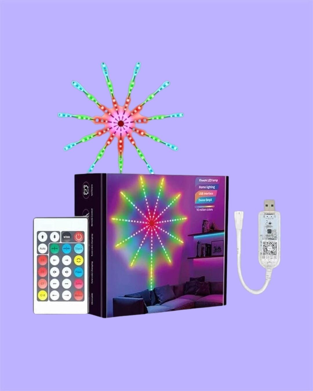 Fireworks Light - LED, USB Powered, Multicolor