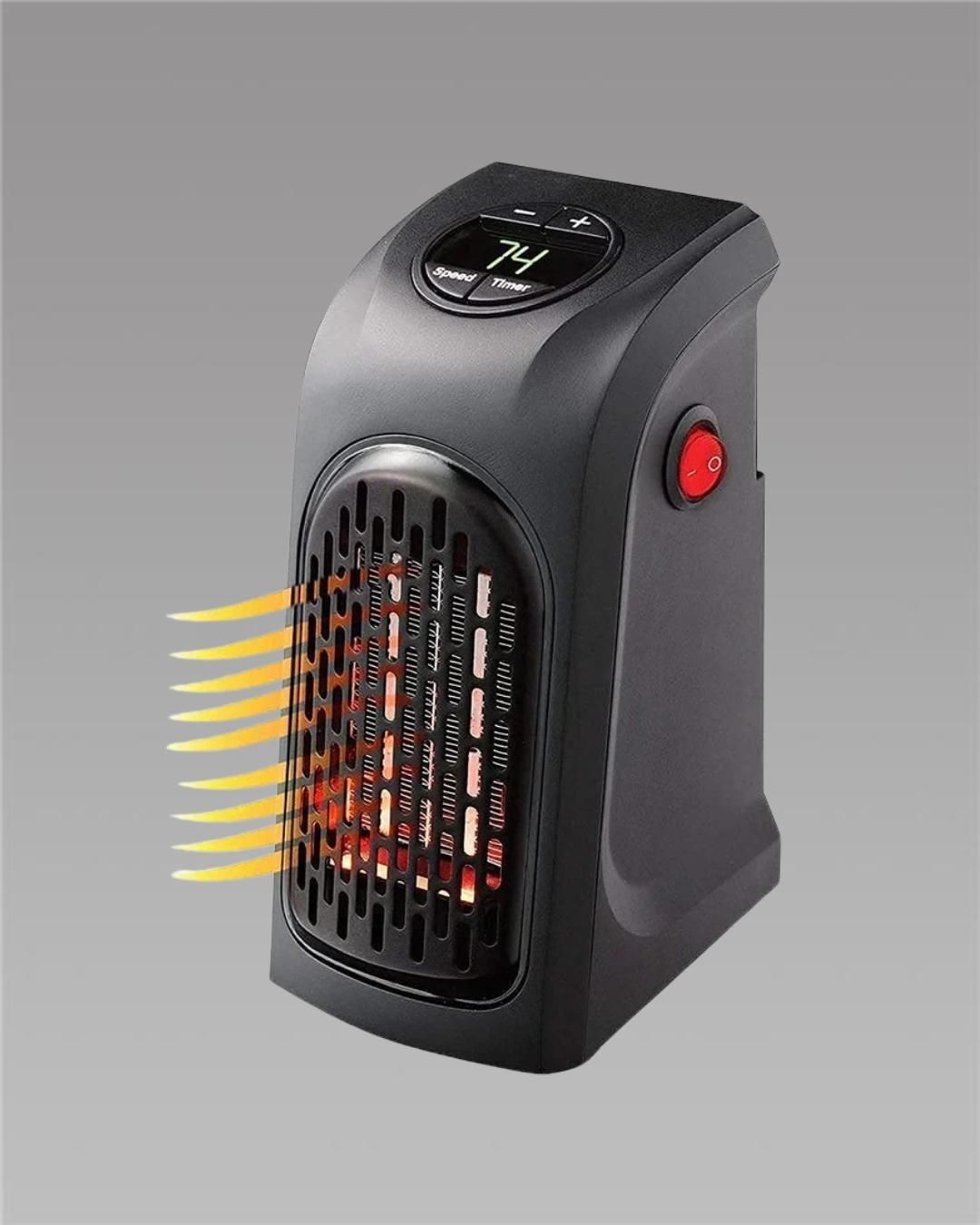 Room Heater- For Home, Office, Camps | with LED Screen | 400 Watts | Portable Wall Heater | Warmer | Mini Blower Heater for Winter